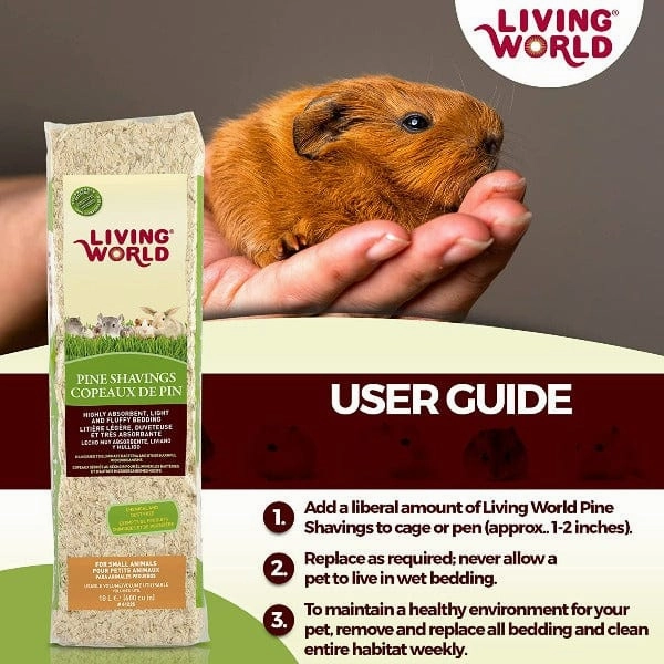 Living World Pine Shavings for Small Animals
