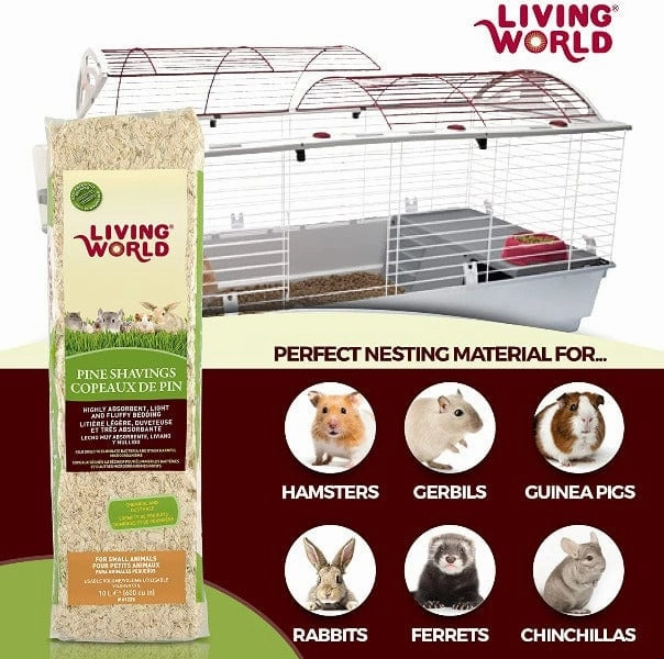 Living World Pine Shavings for Small Animals