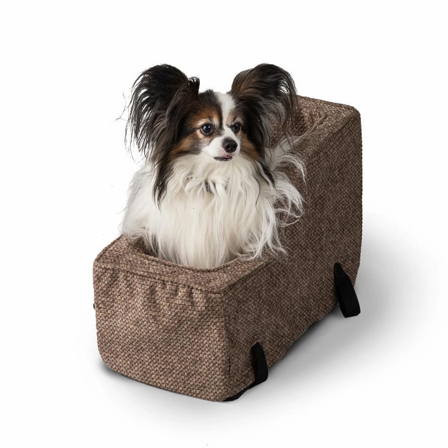 Luxury Highback Console Dog Car Seat Merlin Camel