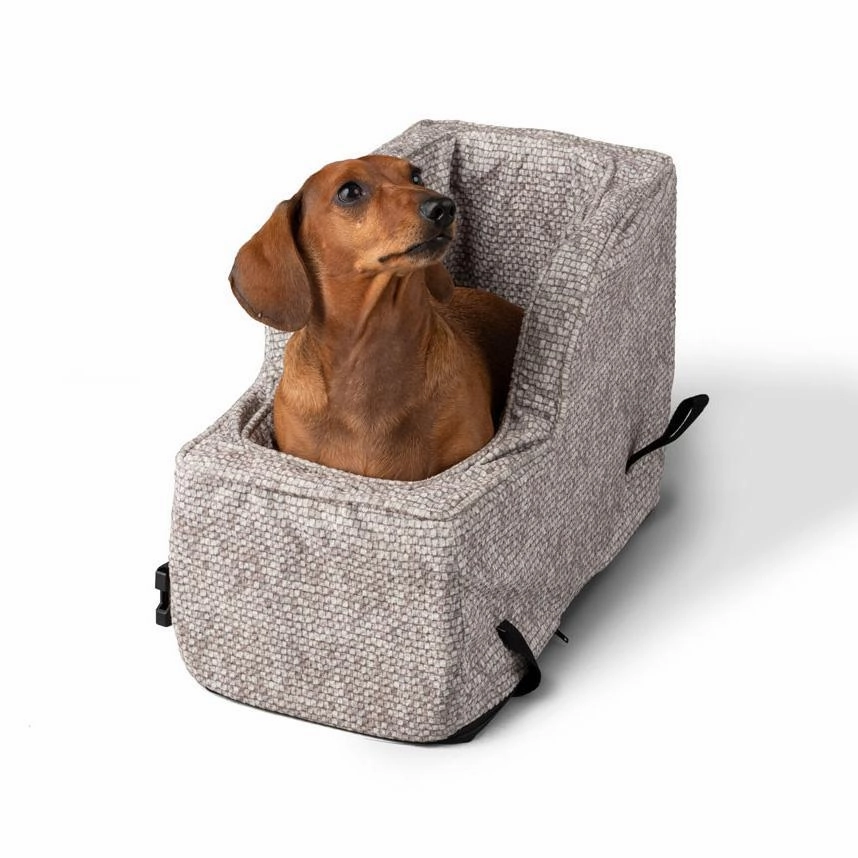 Luxury Highback Console Dog Car Seat Merlin Linen