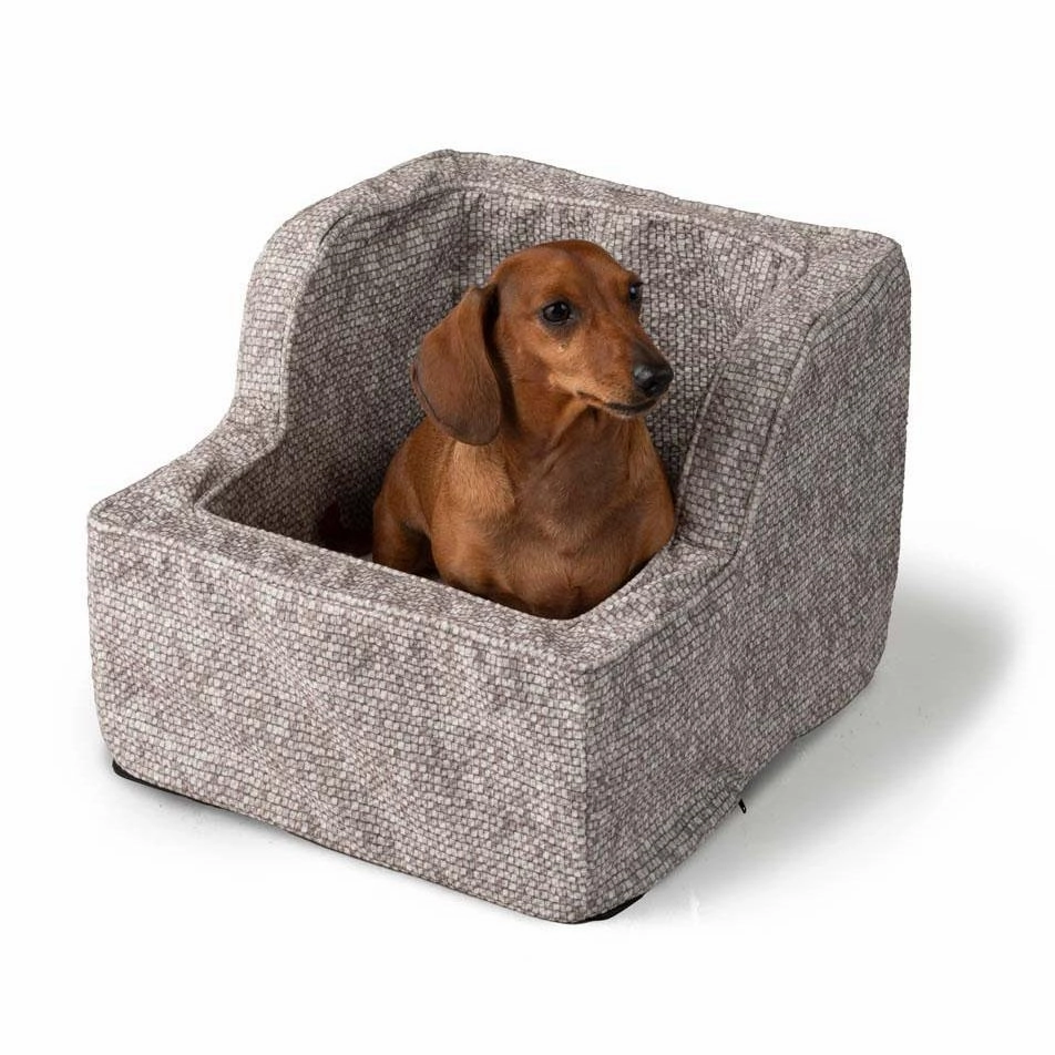 Luxury Highback Console Dog Car Seat Merlin Linen