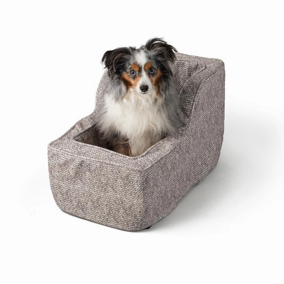 Luxury Highback Console Dog Car Seat Merlin Linen