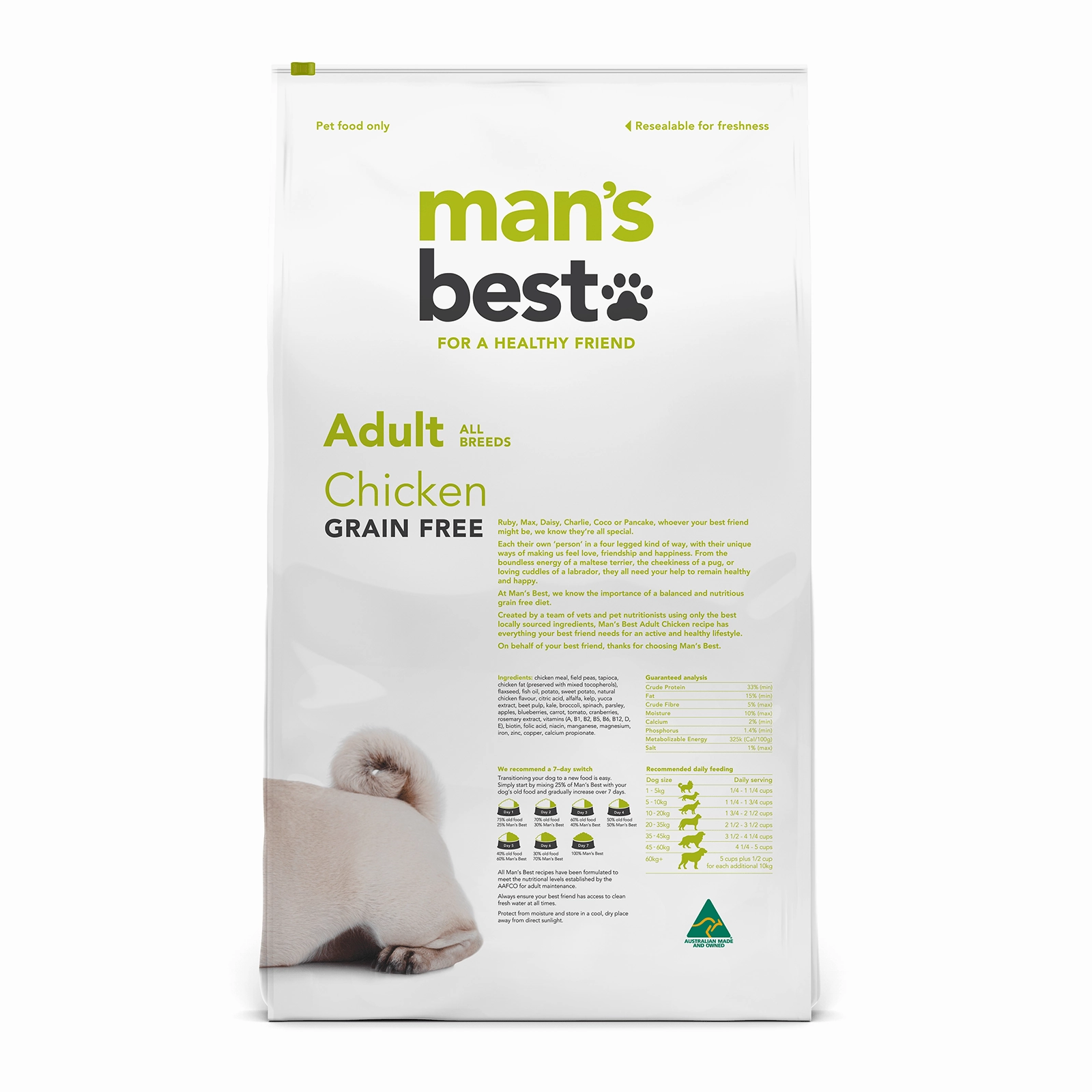 Man's Best Dog Food Adult Chicken