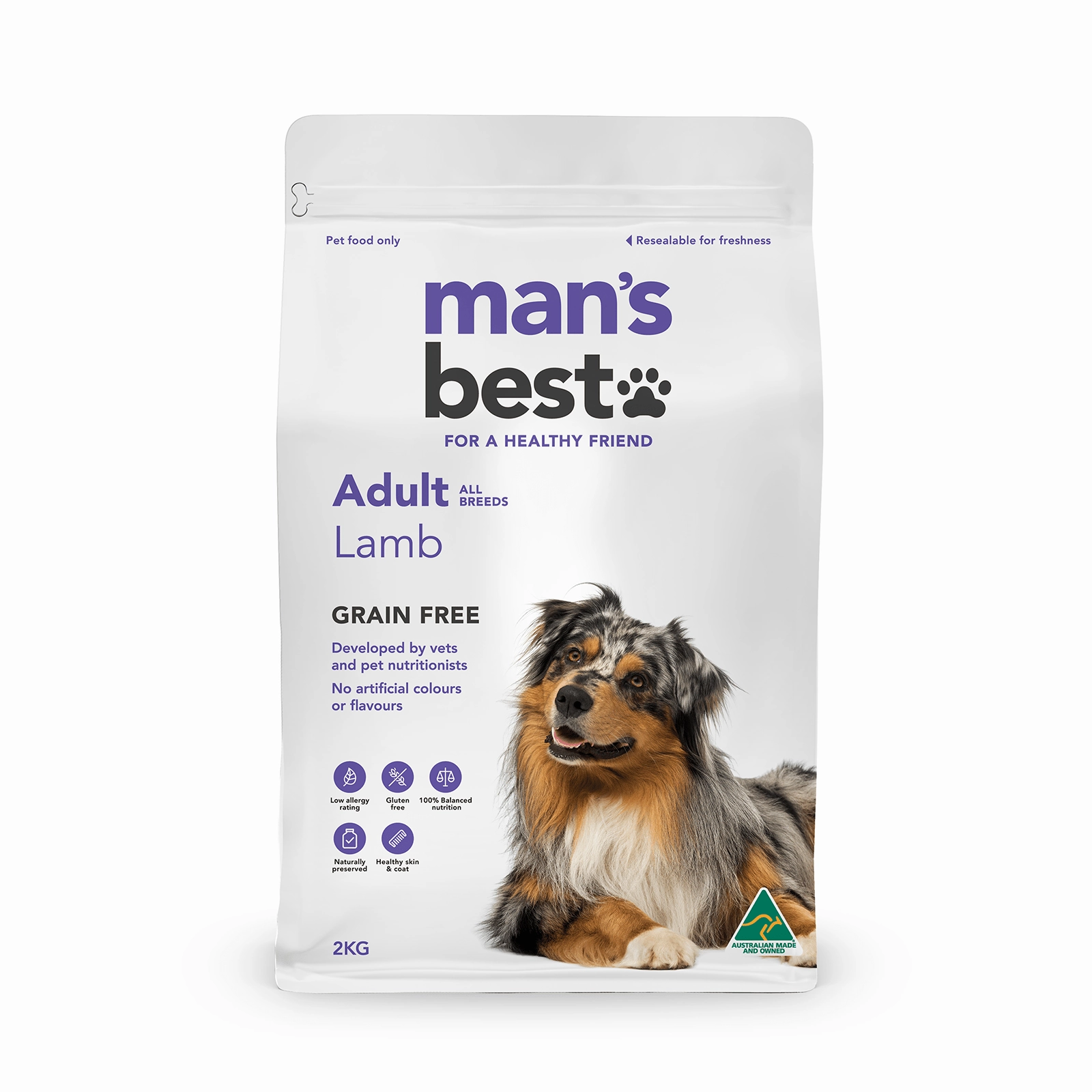 Man's Best Dog Food Adult Lamb