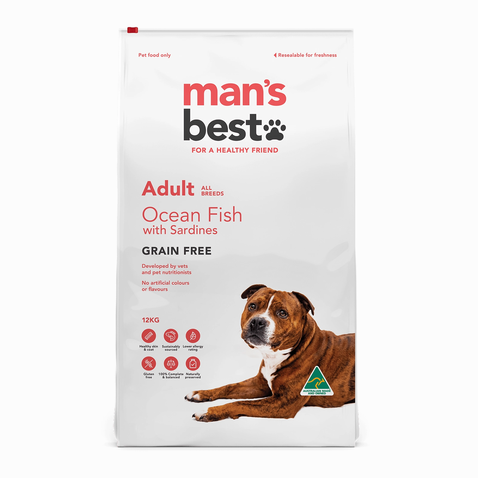 Man's Best Dog Food Adult Ocean Fish