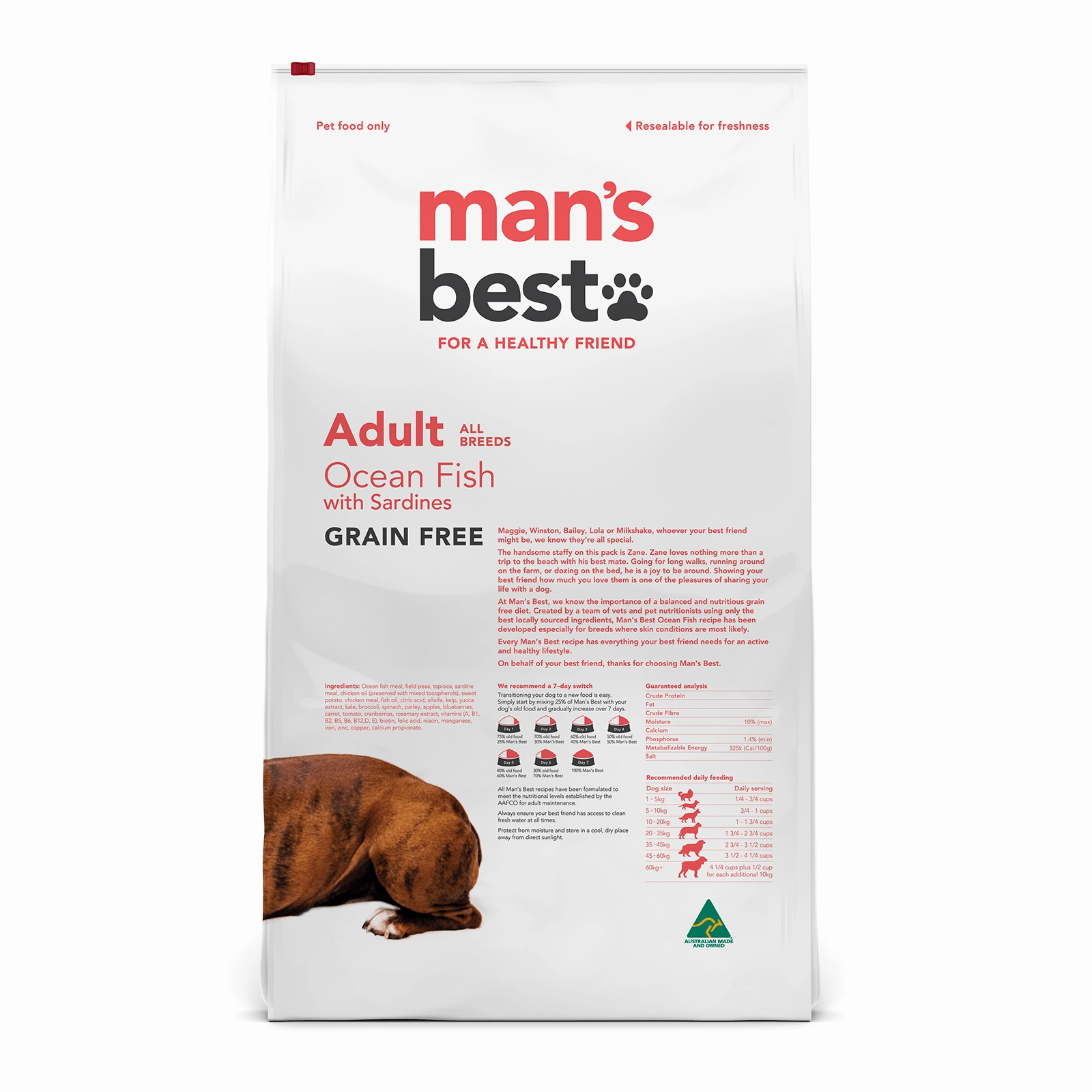 Man's Best Dog Food Adult Ocean Fish