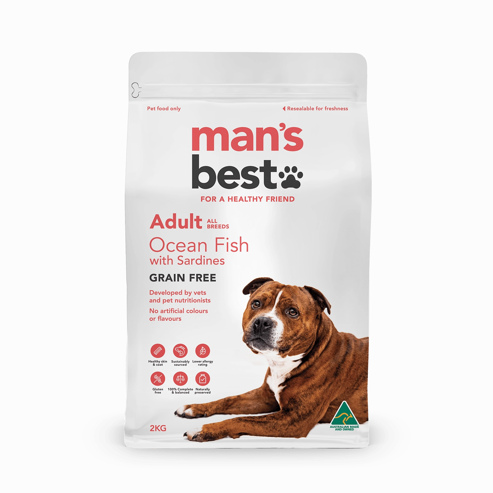 Man's Best Dog Food Adult Ocean Fish