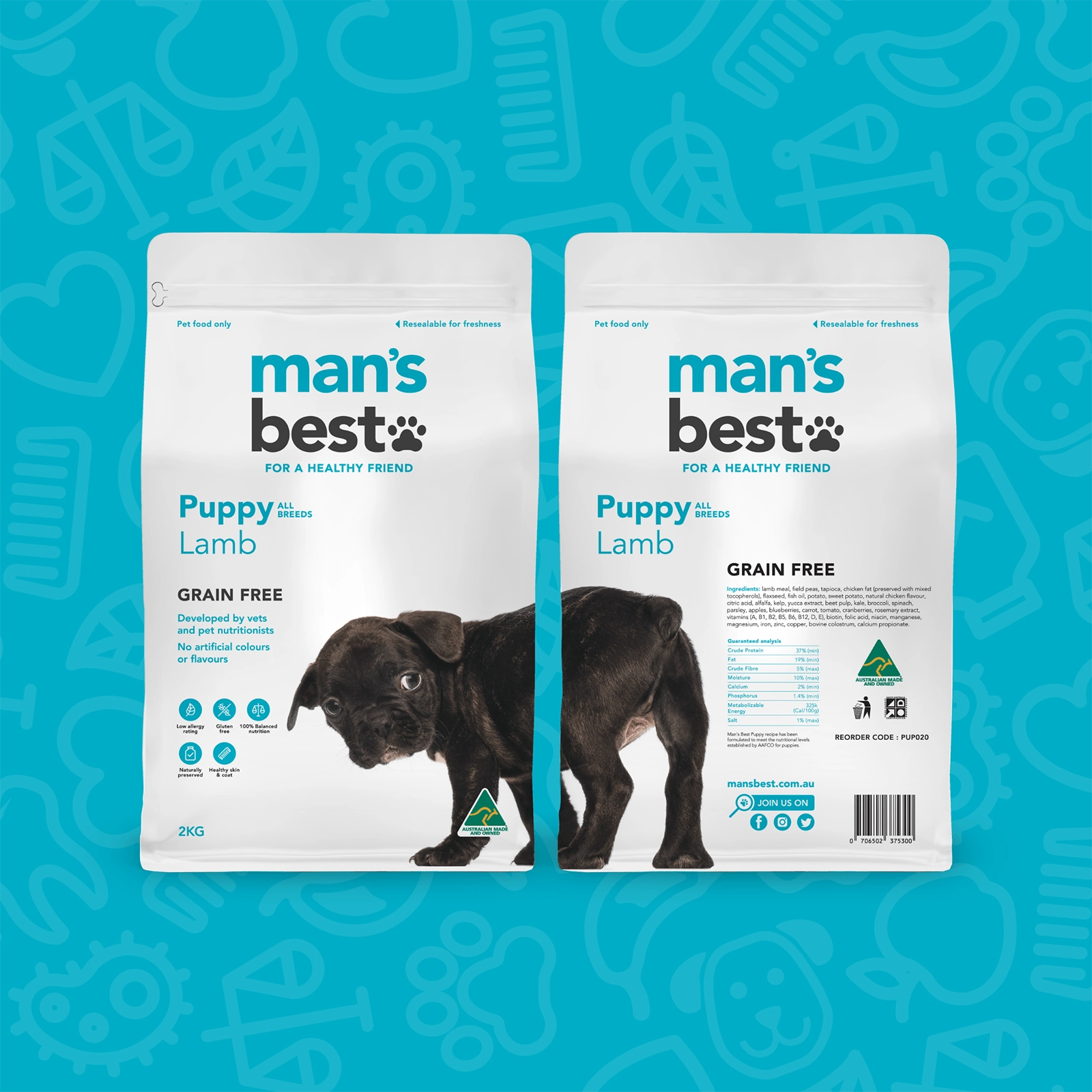 Man's Best Dog Food Puppy Lamb