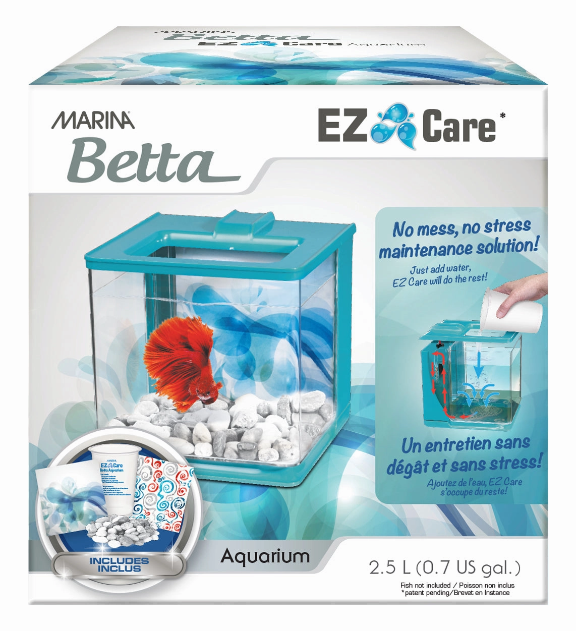 Marina - EZ Care Betta Kit (Blue)