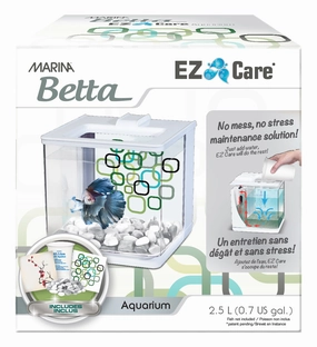 Marina - EZ Care Betta Kit (White)