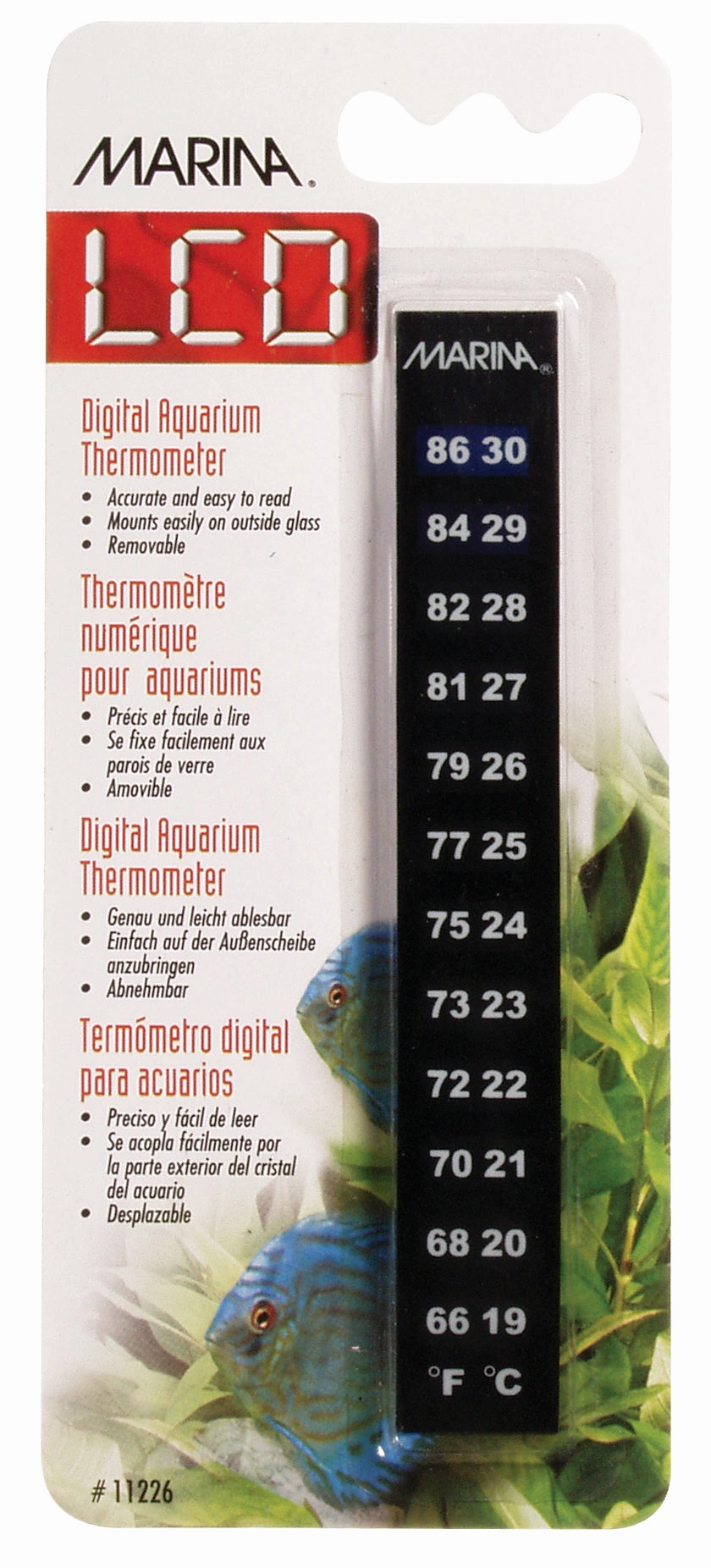 Marina - LCD Digital Aquarium Thermometer (10cm)