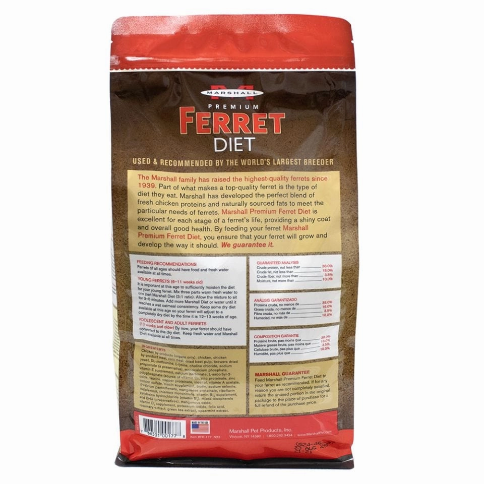 Marshall Premium Ferret Diet, 4lb