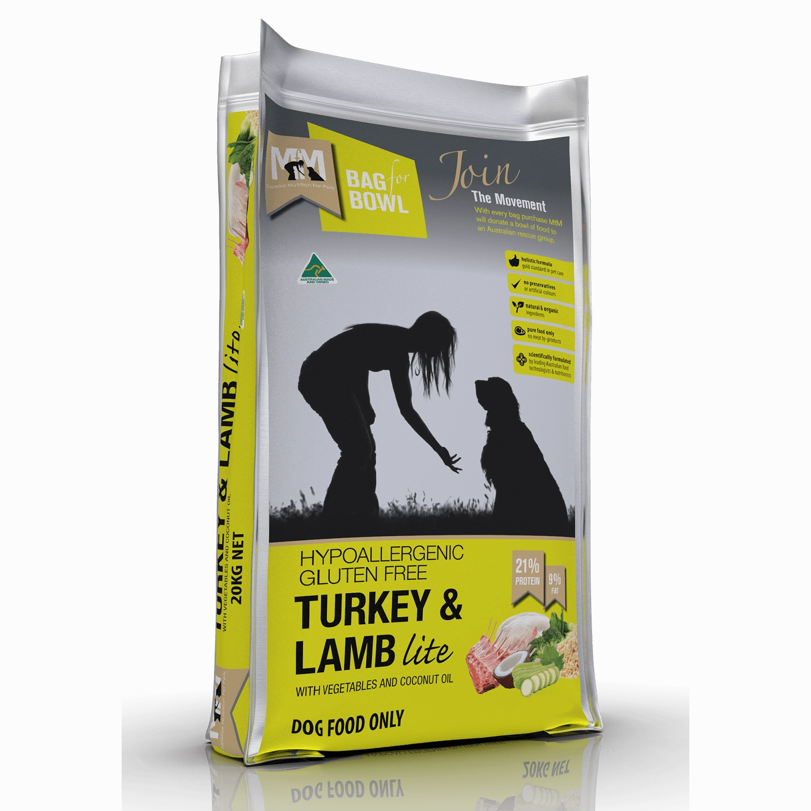 Meals For Mutts Dog Food Adult Lite Turkey & Lamb