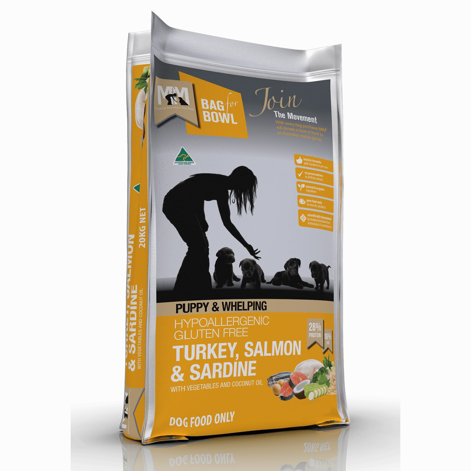 Meals For Mutts Dog Food Puppy Turkey & Salmon