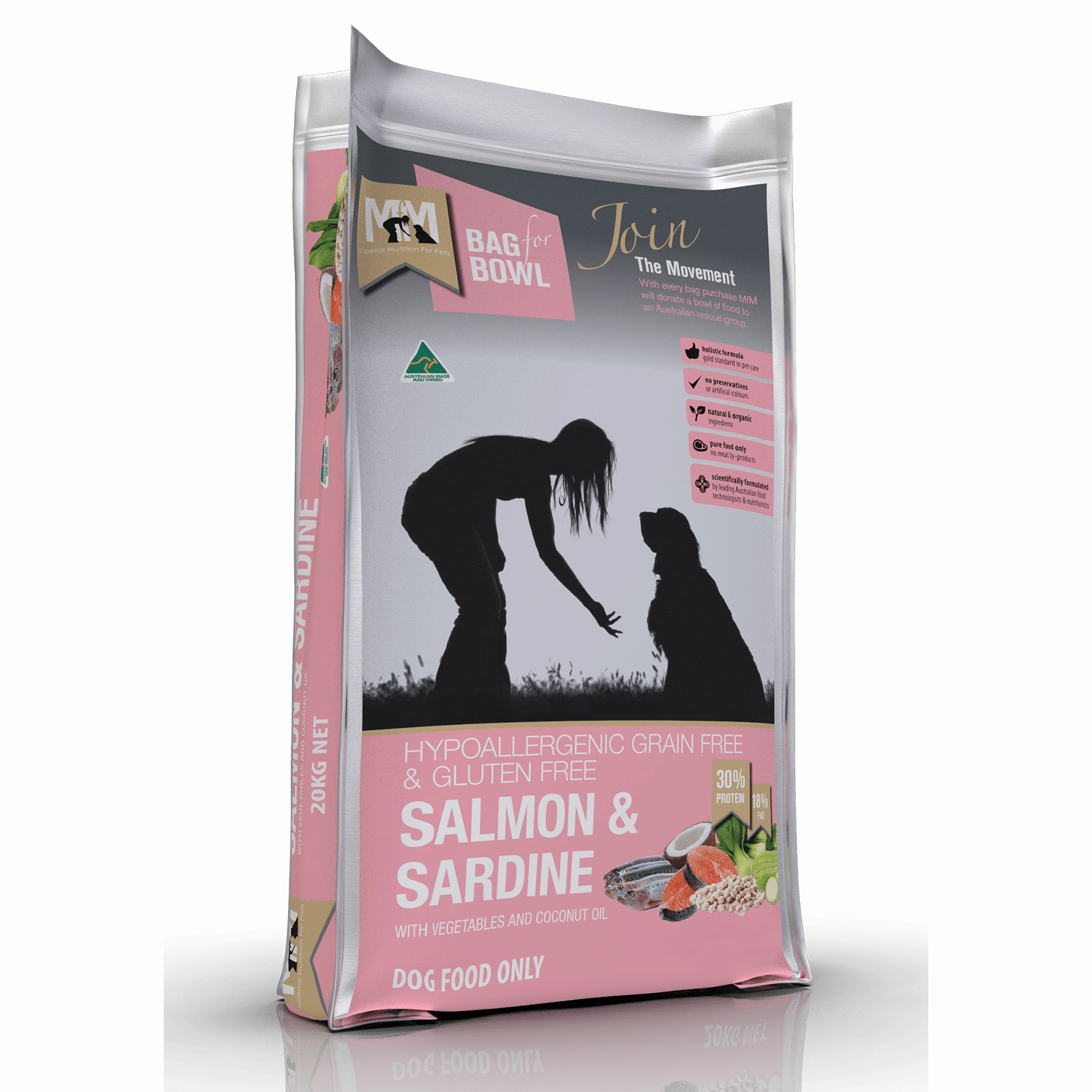 Meals for Mutts Grain Free Dog Food Adult Salmon & Sardine