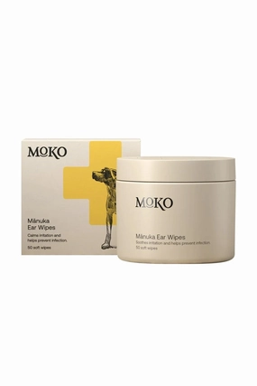 Moko Manuka Ear Wipes for Dogs