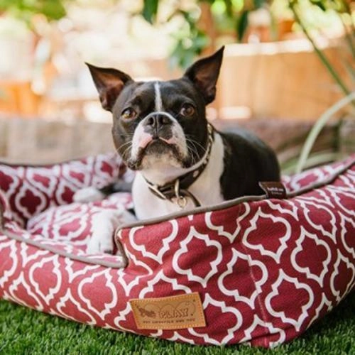 Moroccan Lounge Dog Bed Marsala