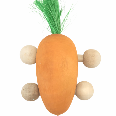 Moss Hollow Rolling Carrot Toy