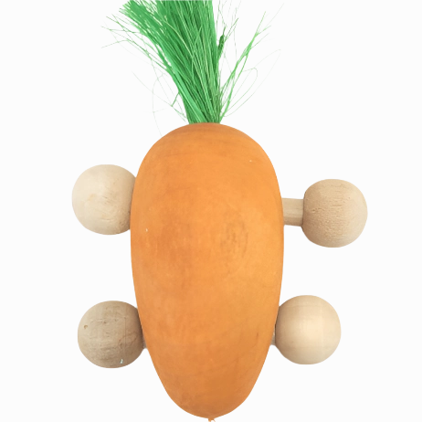 Moss Hollow Rolling Carrot Toy
