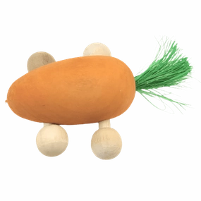 Moss Hollow Rolling Carrot Toy