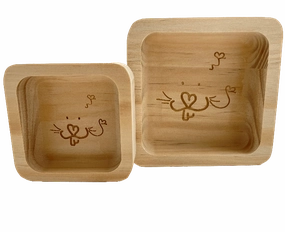Moss Hollow Square Bowls