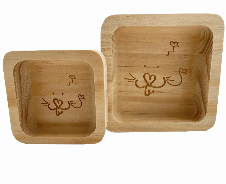 Moss Hollow Square Bowls