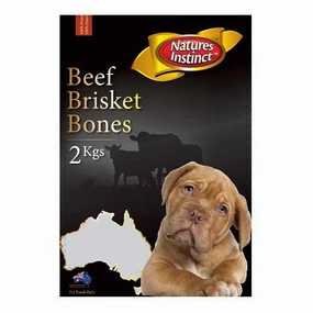 Natures Instinct Frozen Beef Brisket 2kg