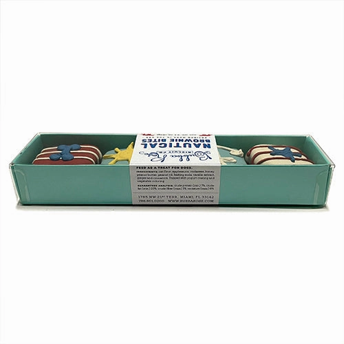 Nautical Brownie Bites Boxed Dog Treats