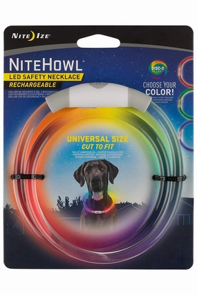 Nite Ize NiteHowl Rechargeable Disc-O Select LED Safety Necklace