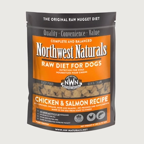 NORTHWEST NATURALS Frozen Raw Chicken & Salmon Recipe for Dogs