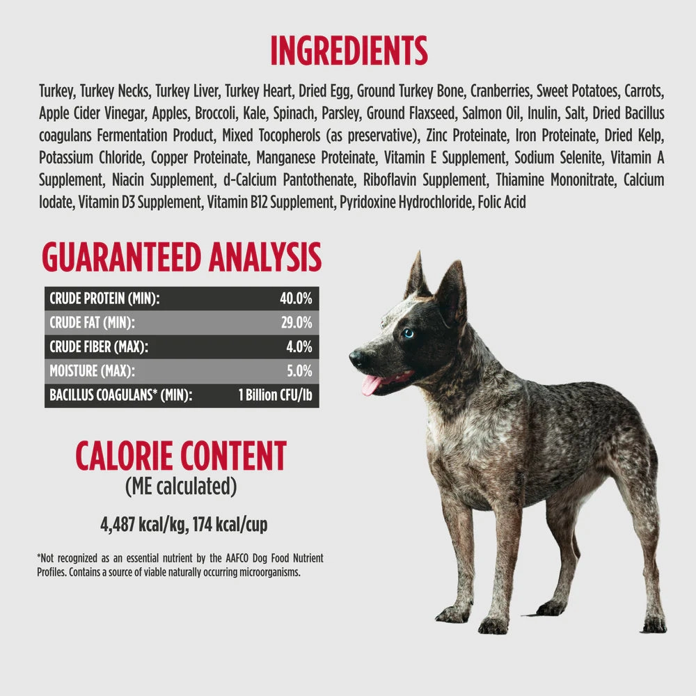 Nulo Freeze-Dried Raw Dog Food - Turkey & Cranberries