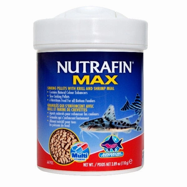 Nutrafin Max Sinking Pellets with Krill and Shrimp Meal