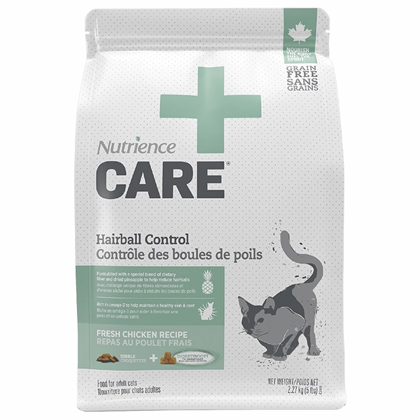 Nutrience Care  Hairball Control Dry Cat Food, 2.27kg