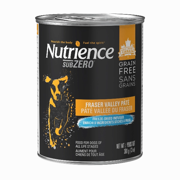 Nutrience SubZero Fraser Valley Pate Canned Dog Food