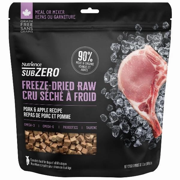 Nutrience SubZero Freeze-Dried Raw Pork & Apple Dog Food