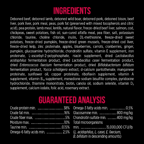 Nutrience SubZero Prairie Red Small Breed Dry Dog Food