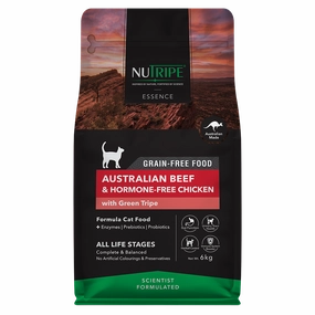 Nutripe Cat Essence Australian Beef & Hormone-Free Chicken with Green Tripe 6kg