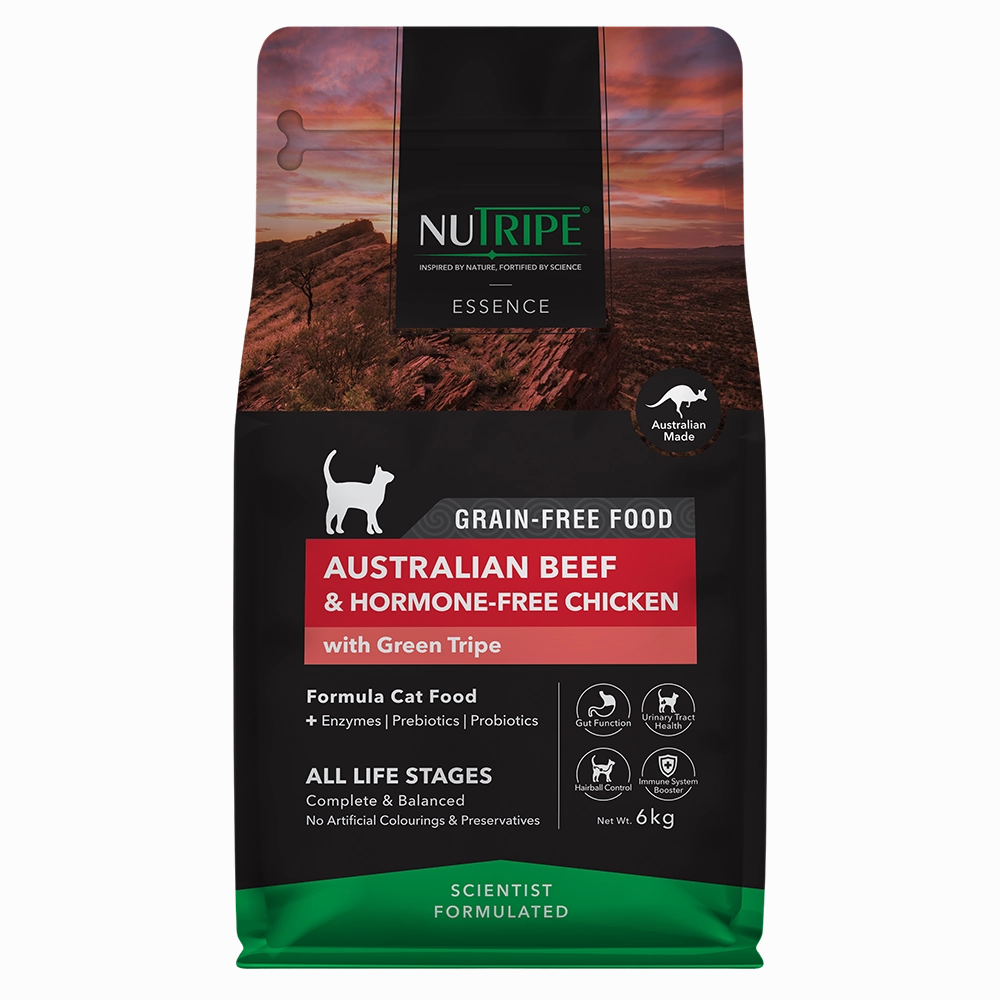 Nutripe Cat Essence Australian Beef & Hormone-Free Chicken with Green Tripe 6kg