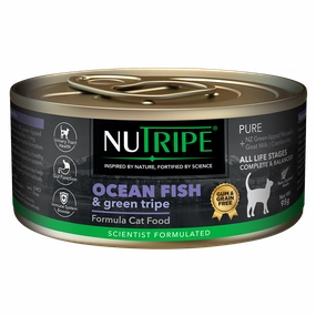 Nutripe Cat Gum & Grain Free Pure Ocean Fish & Green Tripe 95g