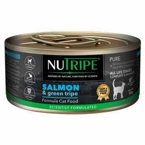 Nutripe Cat Gum & Grain Free Pure Salmon & Green Tripe 95g