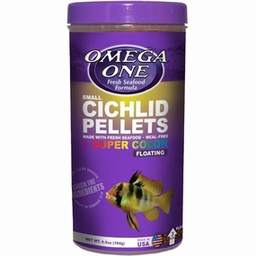 Omega One Cichlid Pellets; Small Floating
