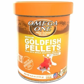 Omega One Sinking Goldfish Pellets; Medium