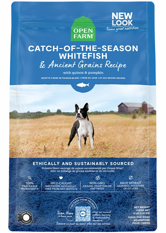 Open Farm Catch of the Season Whitefish & Ancient Grains Dry Dog Food