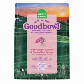 Open Farm GoodBowl Wild-Caught Salmon & Brown Rice Recipe Dry Cat Food
