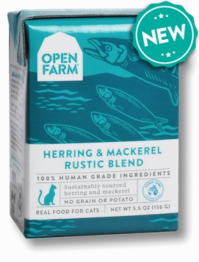 Open Farm Grain Free Herring & Mackerel Recipe Rustic Blend Wet Cat Food