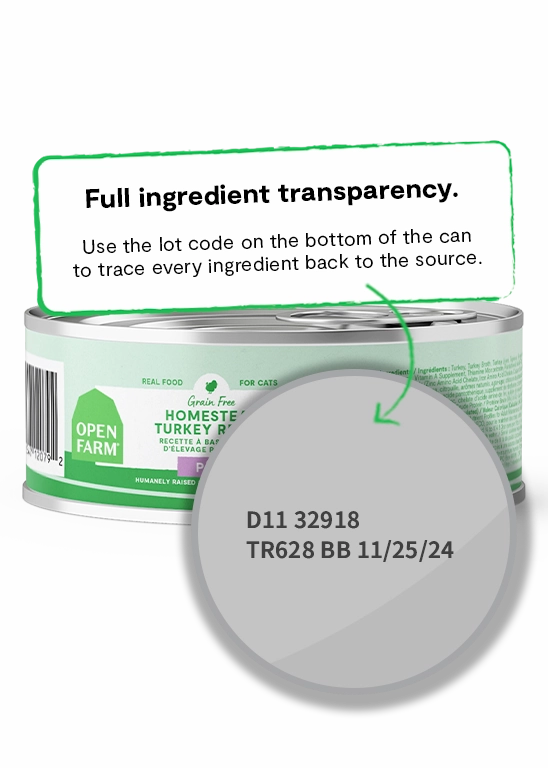 Open Farm Grain Free Homestead Turkey Pate Wet Cat Food