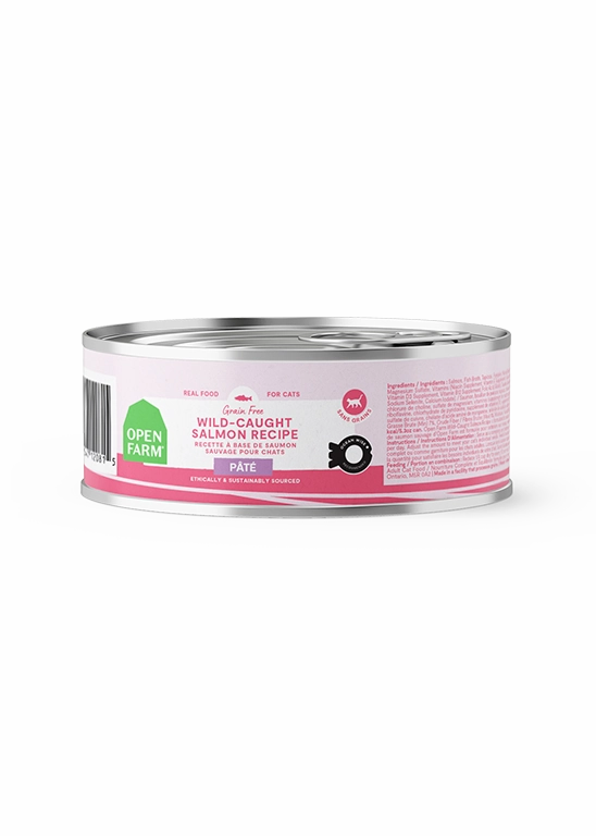 Open Farm Grain Free Wild-Caught Salmon Pate Wet Cat Food