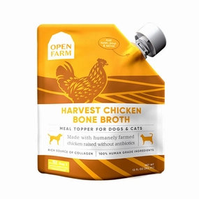 OPEN FARM Harvest Chicken Bone Broth for Dogs & Cats