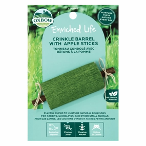 Oxbow Enriched Life - Crinkle Barrel with Apple Sticks