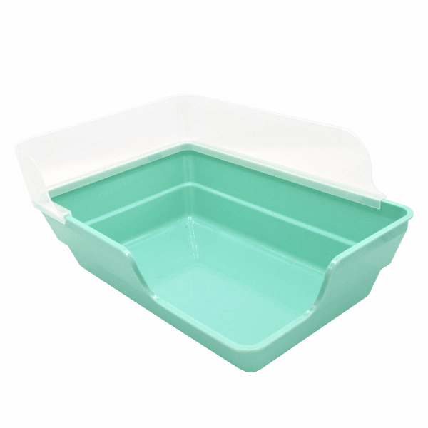 Oxbow Enriched Life - Rectangle Litter Pan with Removable Shield